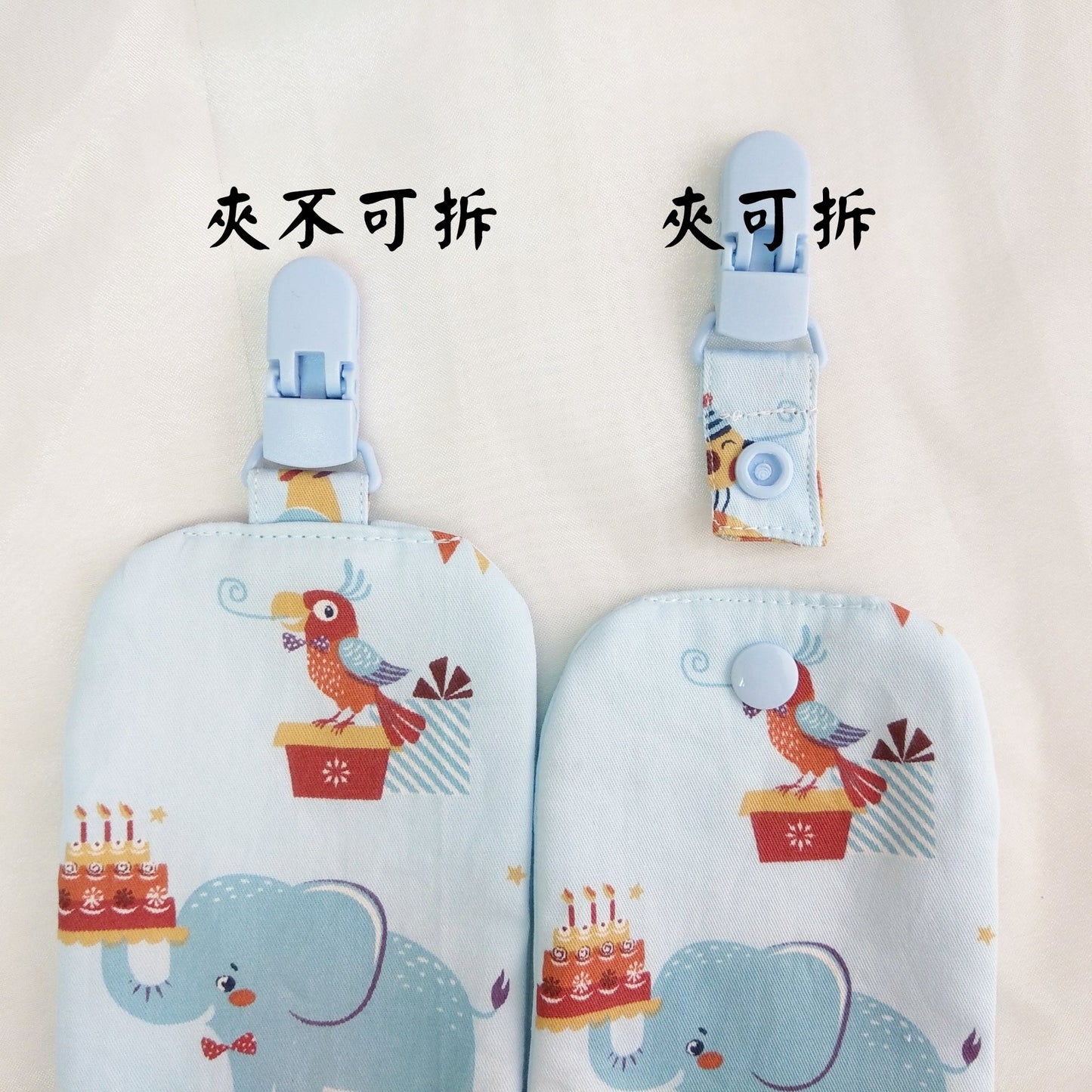 歡樂雪人-2色可選。雙面純棉手帕 / 附夾手帕 (可繡名字)
