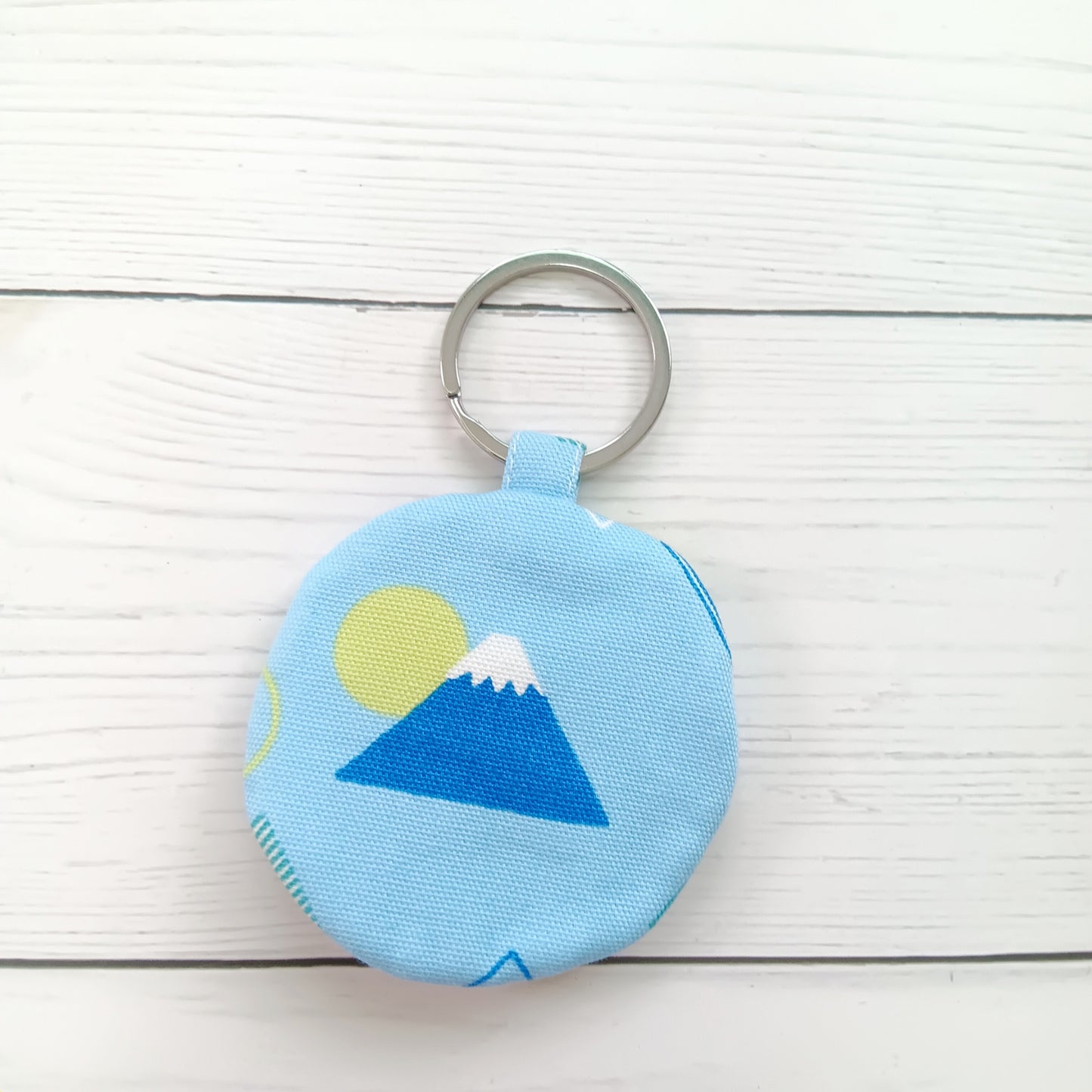 和風富士山。平安符袋 (可繡名字)