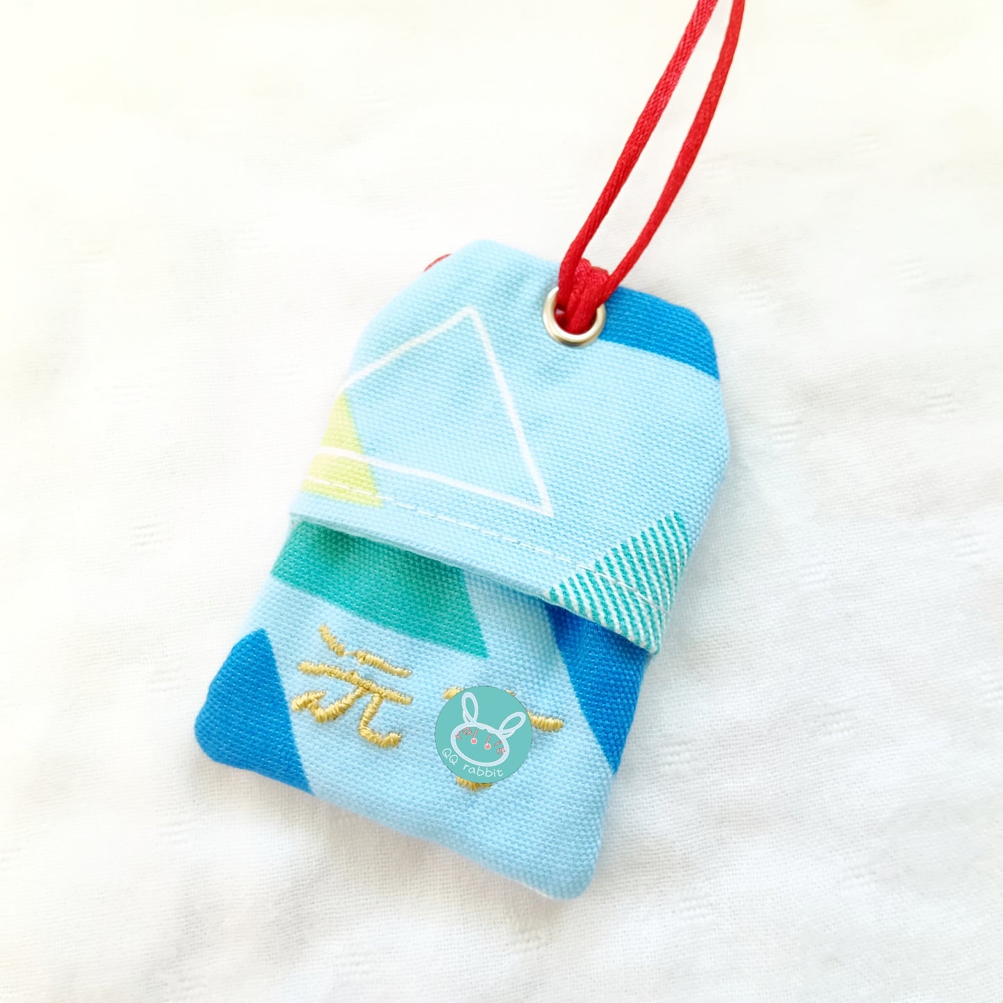 【可客製祝福】和風富士山。御守款平安符袋 (可繡名字)