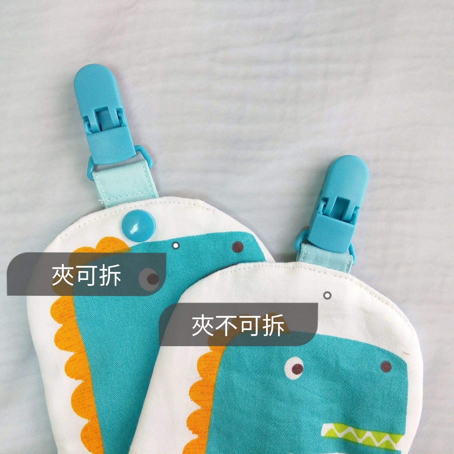 6款可選。色鉛筆造型雙面純棉手帕 / 附夾手帕  (可繡名字)